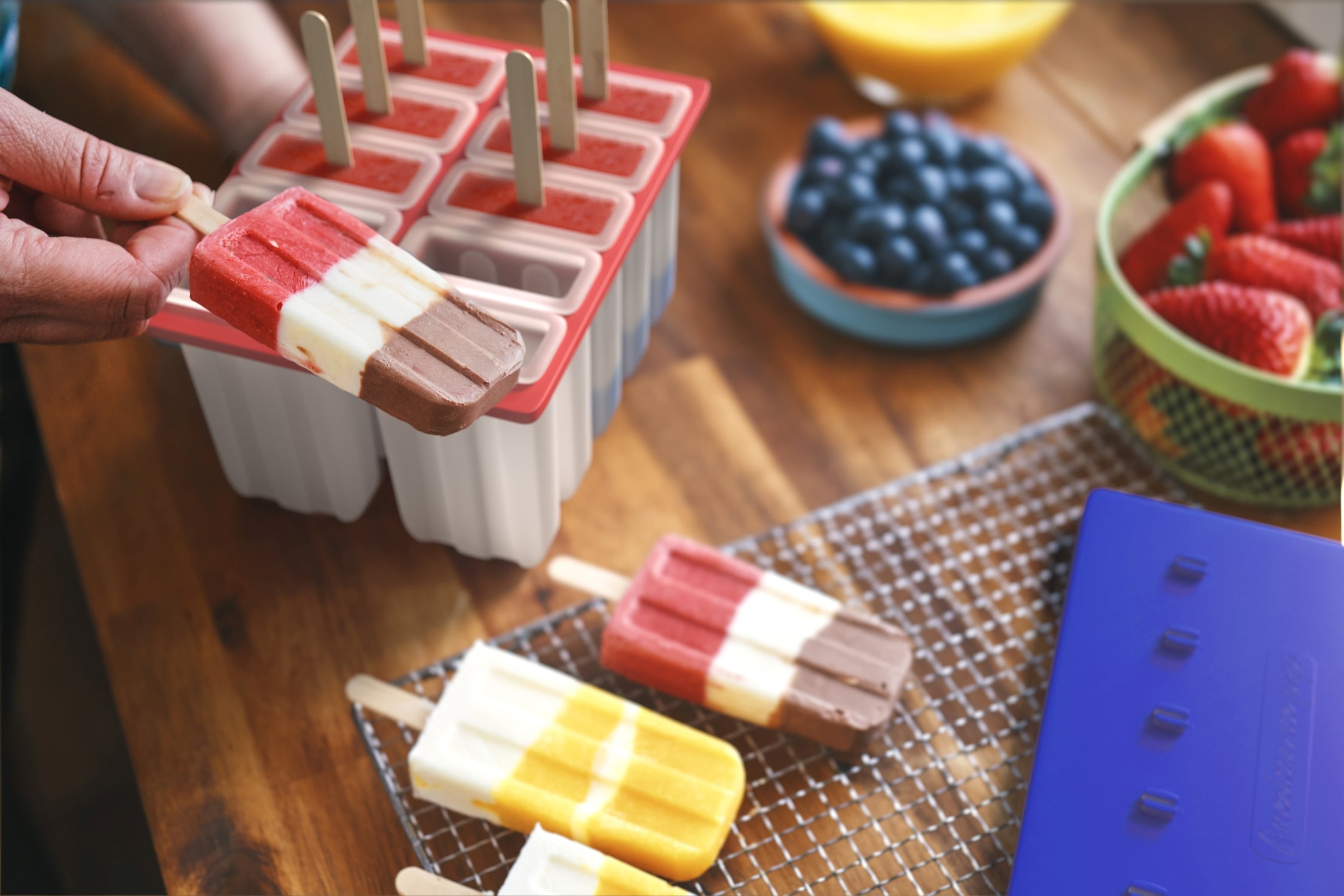nobranded Popsicle Molds 6 Pieces BPA Free Silicone Ice Pop